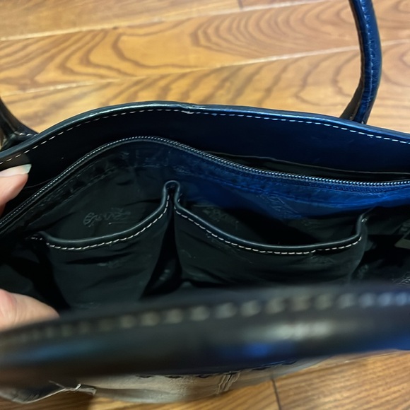 genuine leather fossil black purse - Picture 7 of 11